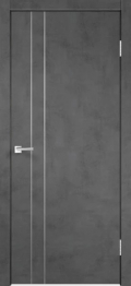 	межкомнатные двери 	Velldoris Techno M2 муар тёмно-серый