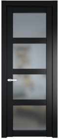 	межкомнатные двери 	Profil Doors 1.4.2/2.4.2 PD со стеклом блэк