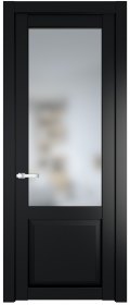 	межкомнатные двери 	Profil Doors 2.2.2 PD со стеклом блэк