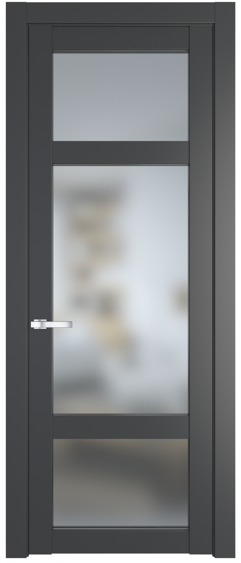 межкомнатные двери  Profil Doors 1.3.2 PD со стеклом графит