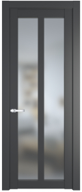 	межкомнатные двери 	Profil Doors 1.7.2/2.7.2 PD со стеклом графит