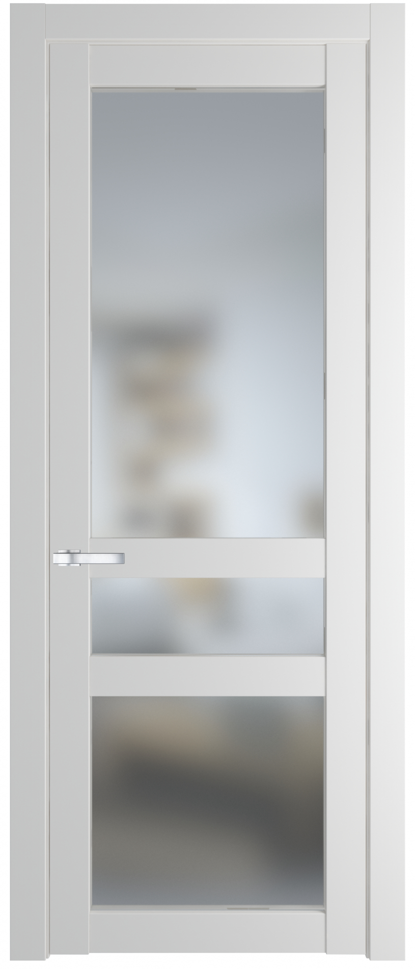 межкомнатные двери  Profil Doors 1.5.2 PD со стеклом крем вайт