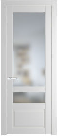 	межкомнатные двери 	Profil Doors 2.5.4 PD со стеклом крем вайт