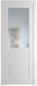 	межкомнатные двери 	Profil Doors 3.5.3 PD со стеклом крем вайт