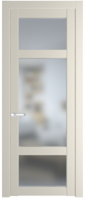 	межкомнатные двери 	Profil Doors 1.3.2 PD со стеклом кремовая магнолия