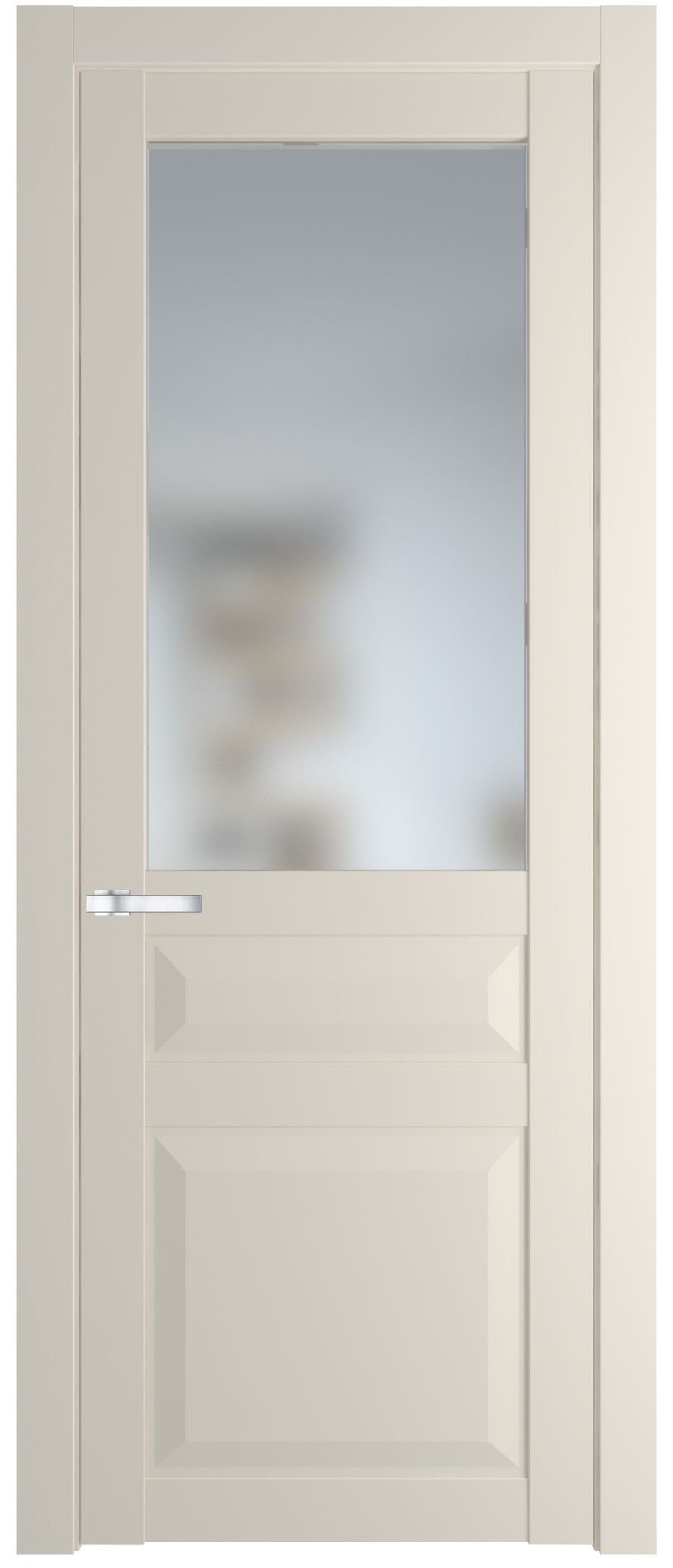 межкомнатные двери  Profil Doors 1.5.3 PD со стеклом кремовая магнолия