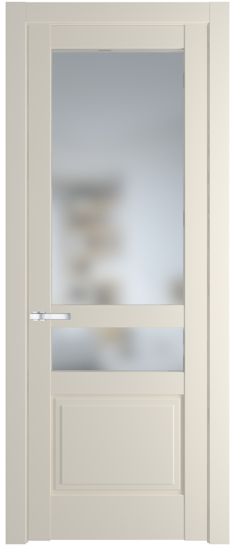 межкомнатные двери  Profil Doors 3.5.4 PD со стеклом кремовая магнолия