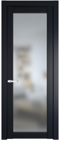 	межкомнатные двери 	Profil Doors 1.1.2/2.1.2 PD со стеклом нэви блу