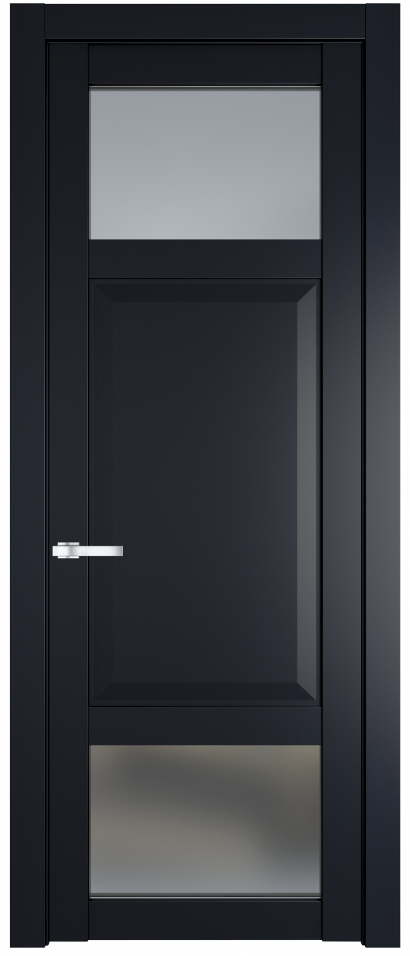 межкомнатные двери  Profil Doors 1.3.4 PD со стеклом нэви блу