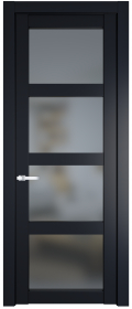 	межкомнатные двери 	Profil Doors 1.4.2/2.4.2 PD со стеклом нэви блу