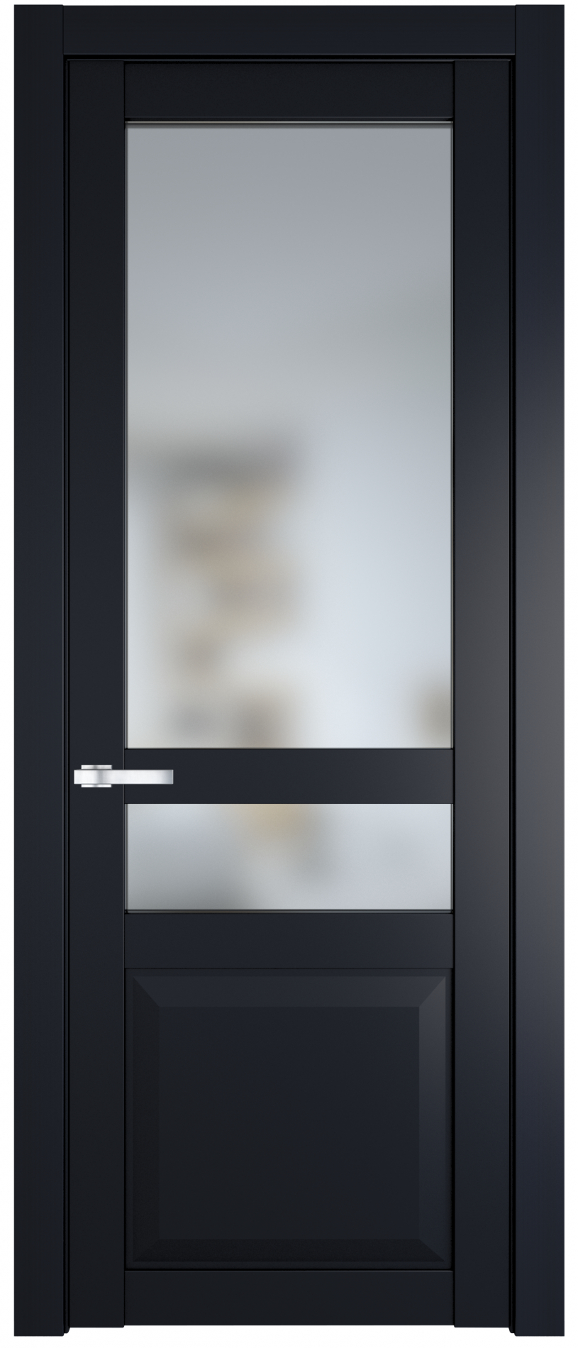 межкомнатные двери  Profil Doors 1.5.4 PD со стеклом нэви блу