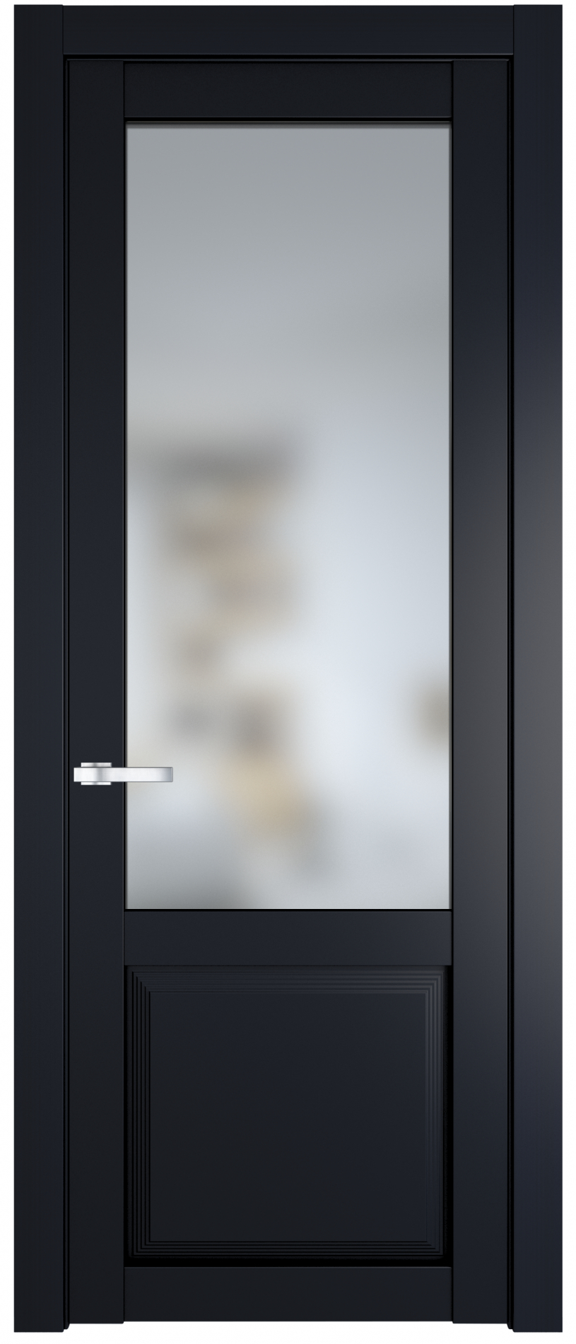 межкомнатные двери  Profil Doors 2.2.2 PD со стеклом нэви блу