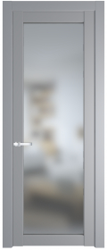 	межкомнатные двери 	Profil Doors 1.1.2/2.1.2 PD со стеклом смоки
