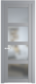 	межкомнатные двери 	Profil Doors 1.4.2/2.4.2 PD со стеклом смоки
