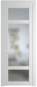 	межкомнатные двери 	Profil Doors 2.3.2 PD со стеклом крем вайт