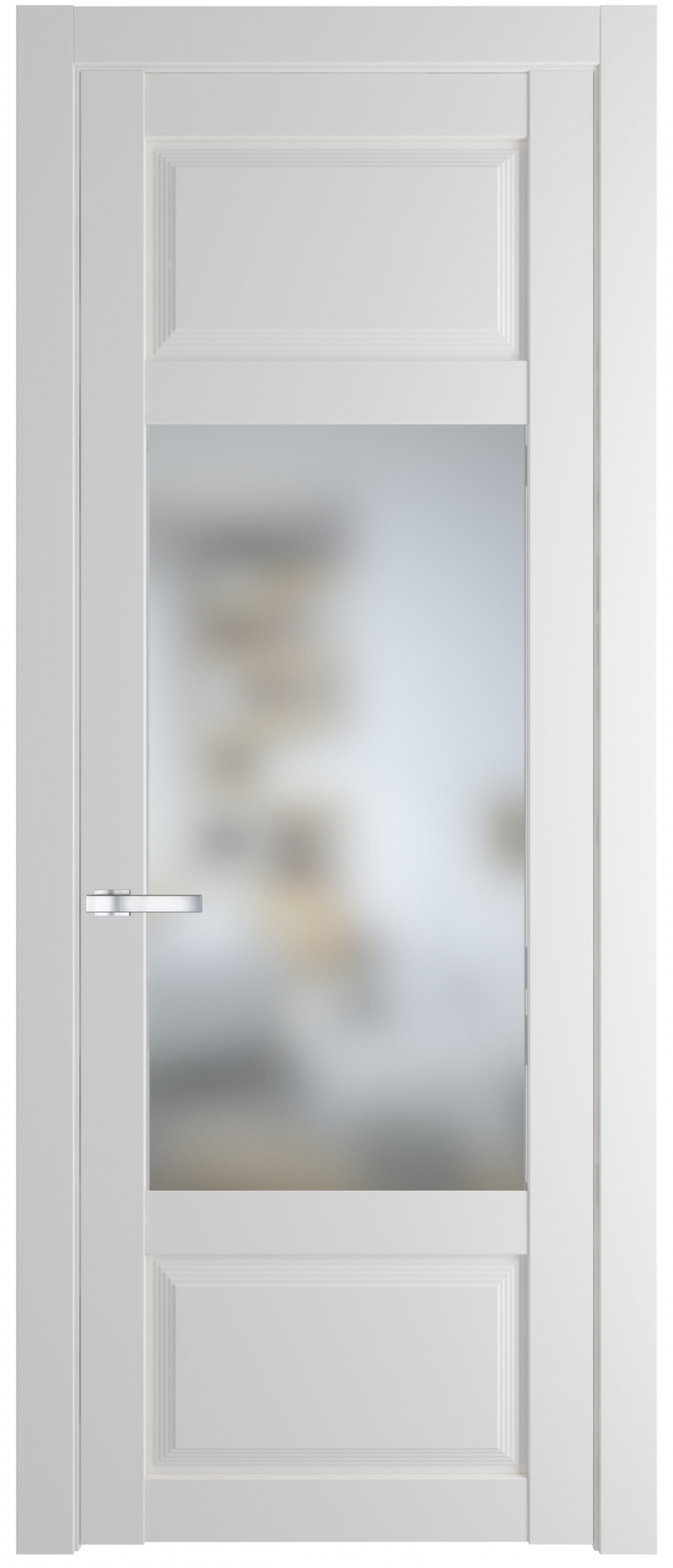 межкомнатные двери  Profil Doors 2.3.3 PD со стеклом крем вайт