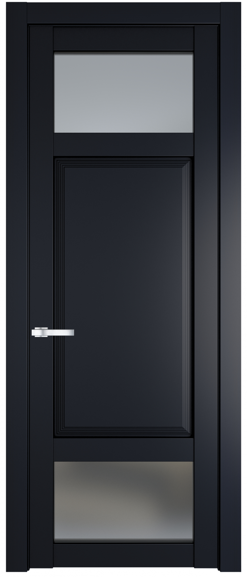 межкомнатные двери  Profil Doors 2.3.4 PD со стеклом нэви блу