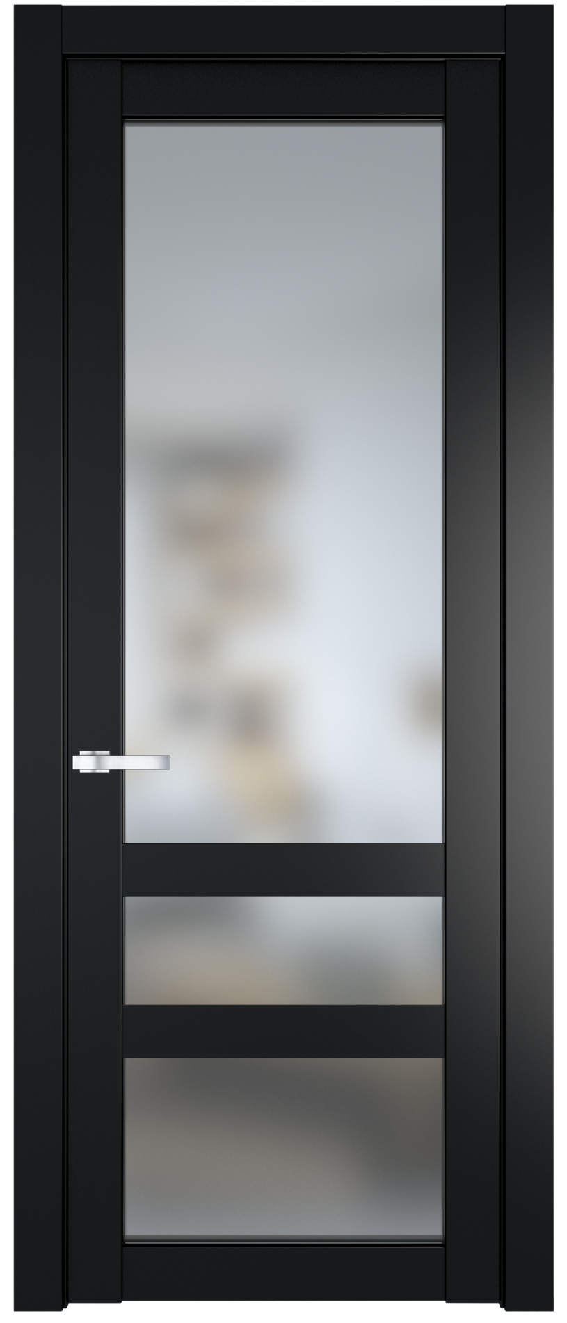 межкомнатные двери  Profil Doors 2.5.2 PD со стеклом блэк