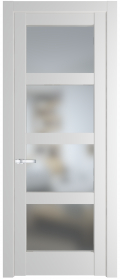 	межкомнатные двери 	Profil Doors 3.4.2/4.4.2 PD со стеклом крем вайт