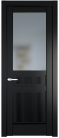 	межкомнатные двери 	Profil Doors 2.3.2 PM со стеклом блэк