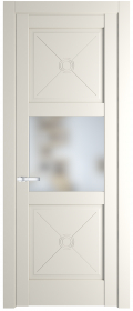 	межкомнатные двери 	Profil Doors 1.4.2 PM со стеклом перламутр белый