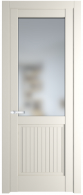 	межкомнатные двери 	Profil Doors 3.2.2 PM со стеклом перламутр белый