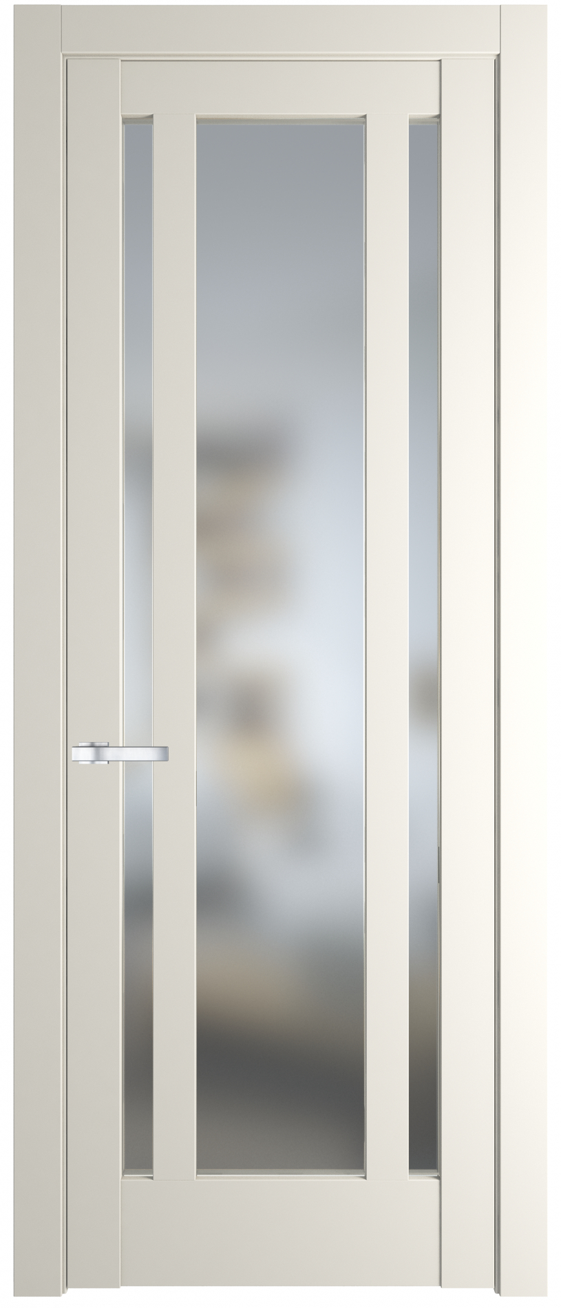 межкомнатные двери  Profil Doors 3.5.2 PM со стеклом перламутр белый