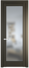 	межкомнатные двери 	Profil Doors 1.1.2 PM со стеклом перламутр бронза