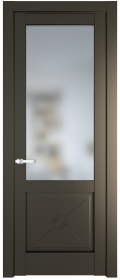 	межкомнатные двери 	Profil Doors 1.2.2 PM со стеклом перламутр бронза