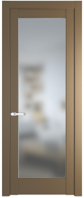 	межкомнатные двери 	Profil Doors 1.1.2 PM со стеклом перламутр золото