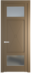 	межкомнатные двери 	Profil Doors 1.3.2 PM со стеклом перламутр золото