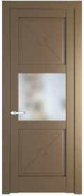 	межкомнатные двери 	Profil Doors 1.4.2 PM со стеклом перламутр золото