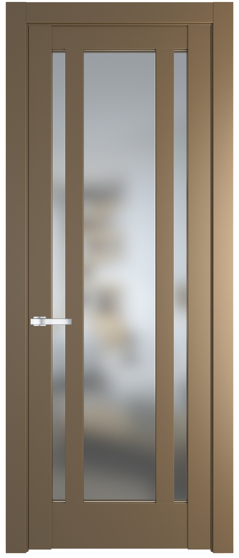 межкомнатные двери  Profil Doors 3.5.2 PM со стеклом перламутр золото