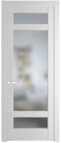 	межкомнатные двери 	Profil Doors 4.3.2 PD со стеклом крем вайт