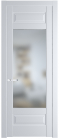 	межкомнатные двери 	Profil Doors 4.3.3 PD со стеклом вайт