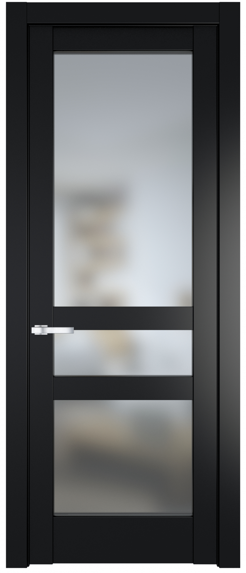 межкомнатные двери  Profil Doors 4.5.2 PD со стеклом блэк