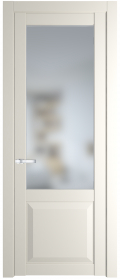 	межкомнатные двери 	Profil Doors 1.2.2 PD со стеклом перламутр белый