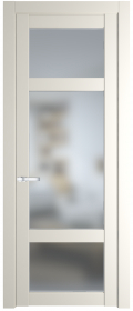 	межкомнатные двери 	Profil Doors 1.3.2 PD со стеклом перламутр белый