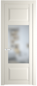 	межкомнатные двери 	Profil Doors 1.3.3 PD со стеклом перламутр белый