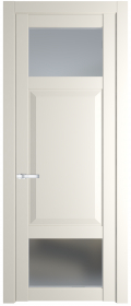 	межкомнатные двери 	Profil Doors 1.3.4 PD со стеклом перламутр белый