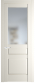 	межкомнатные двери 	Profil Doors 4.5.3 PD со стеклом перламутр белый