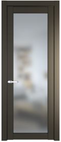 	межкомнатные двери 	Profil Doors 1.1.2/2.1.2 PD со стеклом перламутр бронза