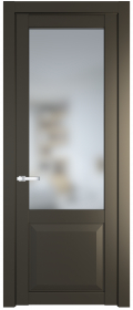 	межкомнатные двери 	Profil Doors 1.2.2 PD со стеклом перламутр бронза
