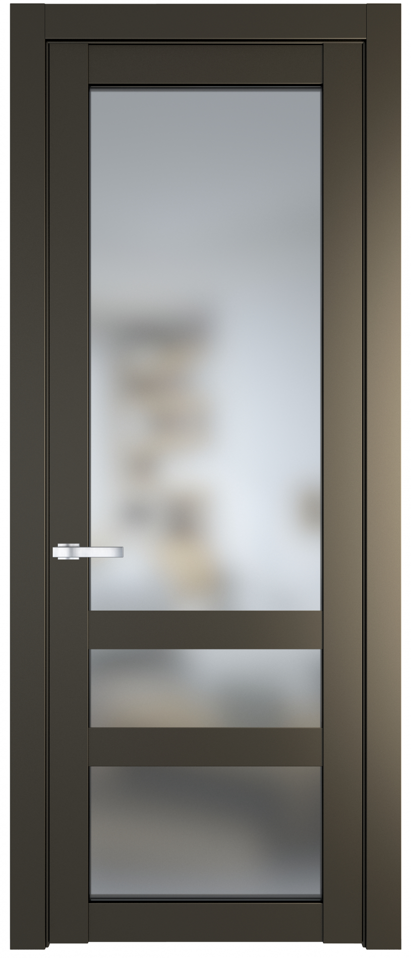 межкомнатные двери  Profil Doors 2.5.2 PD со стеклом перламутр бронза