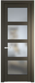 	межкомнатные двери 	Profil Doors 3.4.2/4.4.2 PD со стеклом перламутр бронза