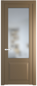 	межкомнатные двери 	Profil Doors 1.2.2 PD со стеклом перламутр золото