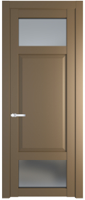 	межкомнатные двери 	Profil Doors 2.3.4 PD со стеклом перламутр золото