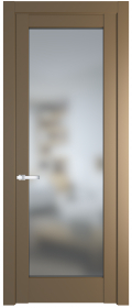 	межкомнатные двери 	Profil Doors 3.1.2/4.1.2 PD со стеклом перламутр золото