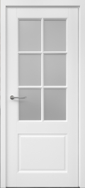 	межкомнатные двери 	Альберо Классика 4 мателюкс эмаль белая