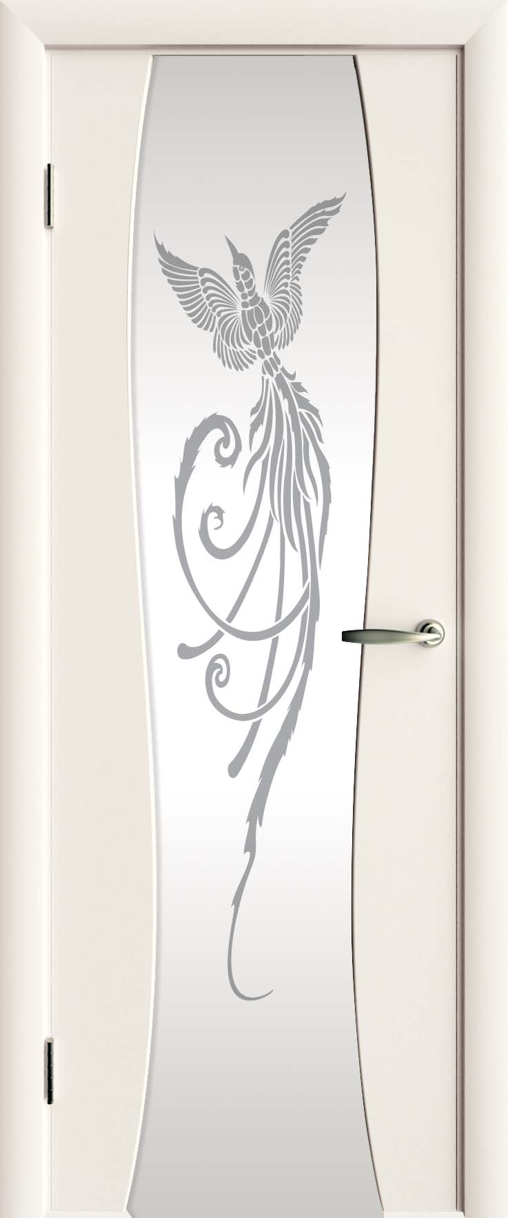 межкомнатные двери  Юкка Сириус 1.1 триплекс с рисунком